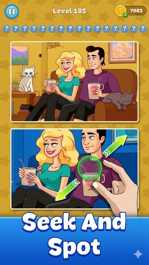 Spot Differences: find it! screenshot